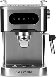Кофеварка рожковая Galaxy Line GL 0761 1500Вт серебристый