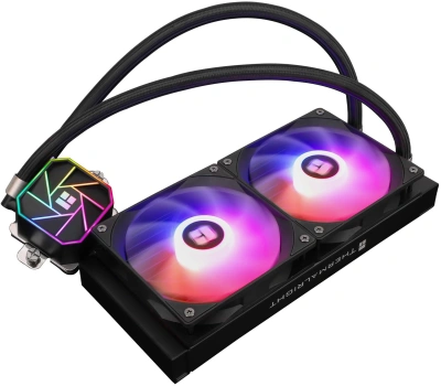 Система водяного охлаждения Thermalright Aqua Elite 240 V3 ARGB Soc-AM5/AM4/1151/1200/2066/1700 черный 4-pin 25.6dB Al Ret (A-ELITE-BL-240-ARGB-V3)