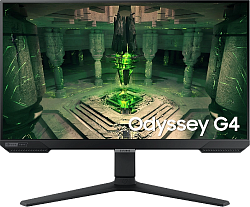 Монитор Samsung 27" Odyssey G4 S27BG400EI черный IPS LED 16:9 HDMI полуматовая HAS Piv 400cd 178гр/178гр 1920x1080 240Hz G-Sync FreeSync Premium DP FHD 5.3кг