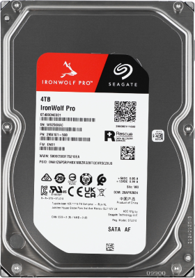 Жесткий диск Seagate SATA-III 4TB ST4000NE001 NAS Ironwolf Pro 512E (7200rpm) 256Mb 3.5"