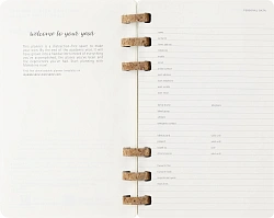 Еженедельник Moleskine ACADEMIC SPIRAL DSSPB12AMWH3 Large 150х210мм 200стр. кремовые страницы спираль черный