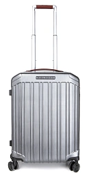 Чемодан Piquadro PQ-LM (BV4425PQLM/NCU) 40x55x20см 37л. 3.46кг. поликарбонат/натур.кожа темно-серый