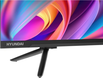 Телевизор LED Hyundai 50" H-LED50BU7100 WebOS Frameless Metal серый/серый 4K Ultra HD 60Hz MEMC DVB-T DVB-T2 DVB-C DVB-S DVB-S2 USB WiFi Smart TV