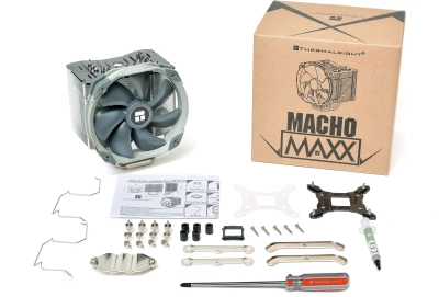 Устройство охлаждения(кулер) Thermalright Macho-Maxx Soc-AM5/AM4/1200/1700/1851 черный 4-pin 25.6dB Al 635gr Ret