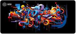 Коврик для мыши Cactus Graffiti рисунок 900x400x2мм (CS-MP-PRO10ХXL)