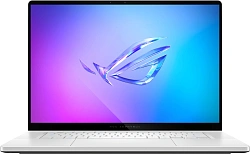 Ноутбук Asus ROG Zephyrus G16 GA605WI-QR111 Ryzen AI 9 HX 370 32Gb SSD1Tb NVIDIA GeForce RTX4070 8Gb 16" OLED 2.5K (2560x1600) без ОС white WiFi BT Cam Bag (90NR0J92-M00760)