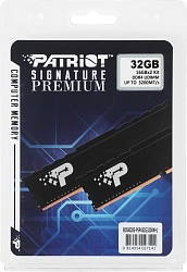 Память DDR4 2x16GB 3200MHz Patriot PSP432G3200KH1 Signature Premium RTL PC4-25600 CL22 DIMM 288-pin 1.2В kit dual rank с радиатором Ret