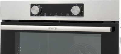 Духовой шкаф Электрический Gorenje BO6735E02XK нержавеющая сталь/черный