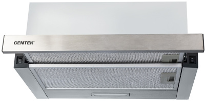 Вытяжка встраиваемая Centek CT-1840-60 серый управление: кнопочное (1 мотор)