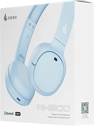 Гарнитура накладные Edifier WH500 синий беспроводные bluetooth оголовье