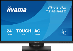 Монитор Iiyama 23.8" ProLite T2454MSC-B3AG черный IPS LED 16:9 HDMI M/M глянцевая HAS 300cd 178гр/178гр 1920x1080 75Hz DP FHD USB Touch 5.4кг