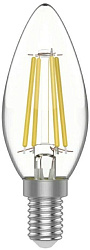 Лампа светодиодная Gauss Basic 1031115 4.5Вт цок.:E14 свеча 220B св.свеч.бел.теп. (упак.:10шт)