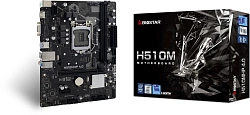 Материнская плата Biostar H510MHP 4.0 Soc-1200 Intel H470 2xDDR4 mATX AC`97 8ch(7.1) GbLAN+VGA+HDMI