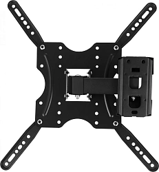 Кронштейн для телевизора Ultramounts UM901 черный 32"-55" макс.30кг настенный поворотно-выдвижной и наклонный