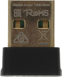 Сетевой адаптер Wi-Fi + Bluetooth TP-Link Archer T2UB Nano AC600 USB 2.0 (ант.внутр.) 1ант.