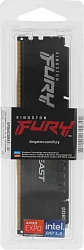 Память DDR5 32GB 6400MHz Kingston KF564C32BBE-32 Fury Beast RTL Gaming PC5-51200 CL32 DIMM 288-pin 1.4В single rank с радиатором Ret