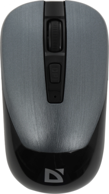 Мышь Defender Wave MM-995 серебристый оптическая 1600dpi silent беспров. USB для ноутбука 3but (52993)