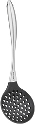 Шумовка для первых/вторых блюд Rondell Modern RD-1744 черный/стальной упак.:картонная подложка