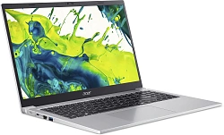 Ноутбук Acer Aspire Lite AL15-36P-C9XQ N-series N150 8Gb SSD256Gb Intel Graphics 15.6" IPS FHD (1920x1080) без ОС silver WiFi BT Cam 6000mAh (NX.DGJCD.004)