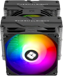 Устройство охлаждения(кулер) Thermalright Peerless Assassin 140 SE ARGB Soc-AM5/AM4/1200/1700/1851 черный 4-pin 19-25.6dB Al+Cu 1000gr Ret (PA140-SE-ARGB)