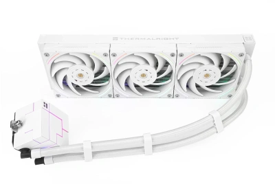 Система водяного охлаждения Thermalright Core Matrix 360 ARGB Soc-AM5/AM4/1151/1200/2066/1700 белый 4-pin 27dB Al Ret (C-MATRIX-360-WH)
