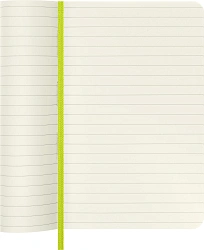 Блокнот Moleskine CLASSIC SOFT QP611C2 Pocket 90x140мм 192стр. линейка мягкая обложка лайм