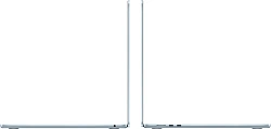 Ноутбук Apple MacBook Air A3241 M4 10 core 16Gb SSD256Gb/10 core GPU 15.3" Liquid Retina (2880x1864) macOS lt.blue WiFi BT Cam (MC7A4ZP/A)