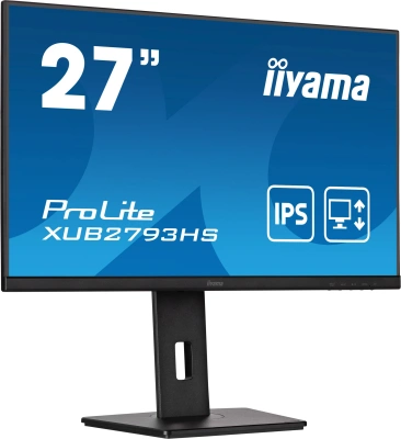 Монитор Iiyama 27" ProLite XUB2793HS-B6 черный IPS LED 16:9 HDMI M/M матовая HAS Piv 250cd 178гр/178гр 1920x1080 100Hz DP FHD 5.4кг