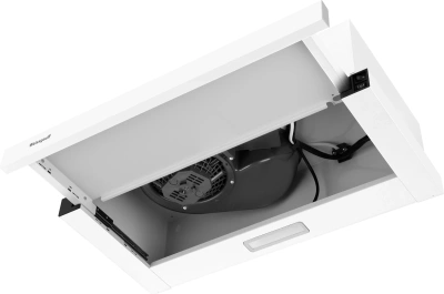 Вытяжка встраиваемая Weissgauff Tel 06 1M WE белый управление: механическое (1 мотор)