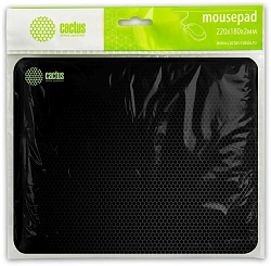 Коврик для мыши Cactus Black Mesh черный 250x200x3мм (CS-MPC-D02S)