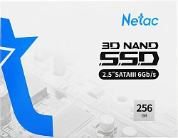 Накопитель SSD Netac SATA-III 256GB NT01N600S-256G-S3X N600S 2.5"