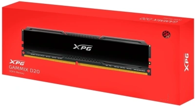 Память DDR4 16GB 3600MHz A-Data AX4U360016G18I-CBK20 XPG Gammix D20 RTL Gaming PC4-28800 CL18 DIMM 288-pin 1.35В single rank с радиатором Ret