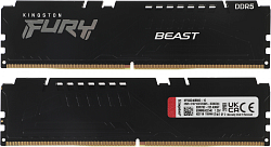 Память DDR5 2x8Gb 5600MHz Kingston KF556C40BBK2-16 Fury Beast RTL Gaming PC5-44800 CL40 DIMM 288-pin 1.25В single rank с радиатором Ret