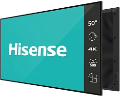 Панель Hisense 50" 50DM66D черный LED 8ms 16:9 HDMI M/M матовая 1200:1 500cd 178гр/178гр 3840x2160 DP 4K USB 11кг
