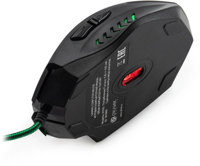 Мышь Оклик 815G Inferno черный оптическая 3600dpi USB 6but (351860)