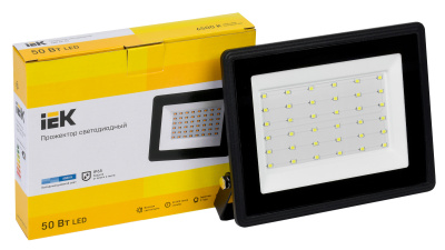 Прожектор уличный IEK СДО LPDO601-50-65-K02 светодиодный 50Втчерный