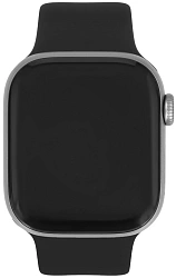 Смарт-часы Apple Watch Series 11 A3333 46мм OLED корп.серый космос Sport Band рем.черный разм.брасл.:S/M (MEV04LW/A)