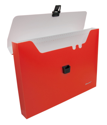 Портфель Silwerhof 322715-04 1 отдел. A4 пластик оранжевый неон