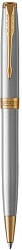 Ручка шариков. Parker Sonnet Core K527 (1931507) Stainless Steel GT M черн. черн. подар.кор.