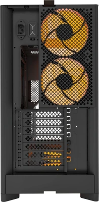 Корпус Montech HS02 PRO черный без БП ATX 4x140mm 2xUSB3.0 audio bott PSU