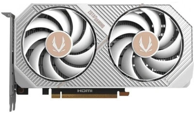 Видеокарта Zotac PCI-E 4.0 RTX 5060 TWIN EDGE OC WHITE ED NVIDIA GeForce RTX 5060 8Gb 128bit GDDR7 2460/17000 HDMIx1 DPx3 HDCP Ret