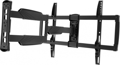 Кронштейн для телевизора Ultramounts UM909 черный 37"-75" макс.35кг настенный поворотно-выдвижной и наклонный