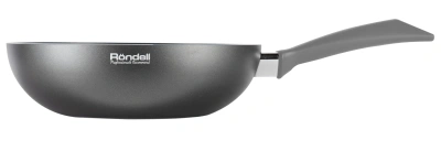 Сковорода ВОК (WOK) Rondell Strike RDA-1398 круглая 28см покрытие: Xylan Plus ручка несъемная (без крышки) серый