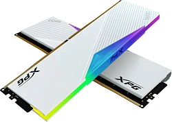 Память DDR5 2x32GB 6400MHz A-Data AX5U6400C3232G-DCLARWH XPG Lancer RGB RTL Gaming PC5-51200 CL32 DIMM 288-pin 1.4В kit dual rank с радиатором Ret