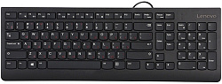 Клавиатура Lenovo 300 черный USB для ноутбука