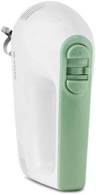 Миксер ручной Vitek VT-1405 400Вт белый/салатовый