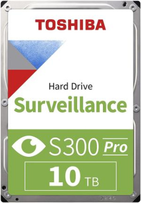 Жесткий диск Toshiba SATA-III 10TB HDWT31AUZSVA Surveillance S300 Pro (7200rpm) 256Mb 3.5"