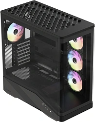 Корпус Formula Crystal U9 PA черный без БП ATX 9x120mm 3x140mm 2xUSB3.0 audio bott PSU