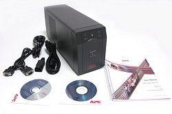 Источник бесперебойного питания APC Smart-UPS SC SC620I 390Вт 620ВА черный