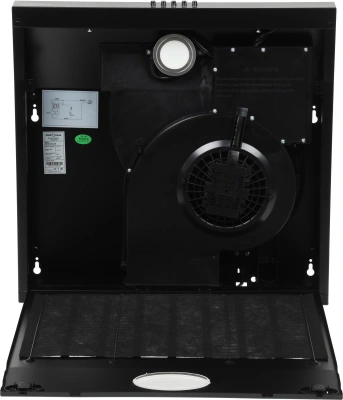 Вытяжка козырьковая Krona Ermina 500 черный управление: кнопочное (1 мотор)